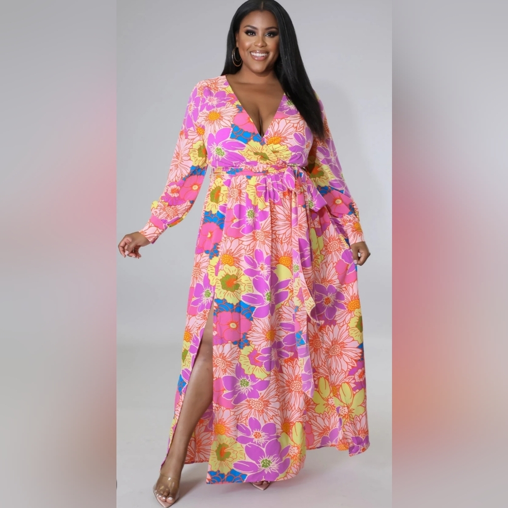 Good Time USA Hazel Maxi Dress. Sz 1x.